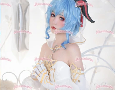 爆机少女喵小吉&云烧 – 原神花嫁 [92P2V]