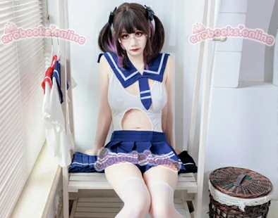 阿雪雪 – 连体水手服 [95P]